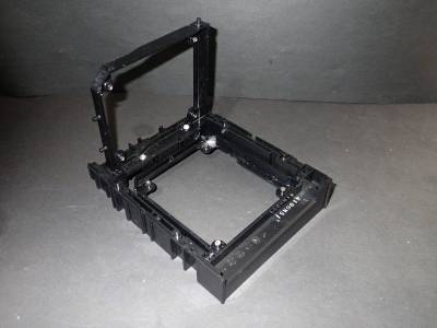 One and a half  GD-8000 chassis, mounted at right angles