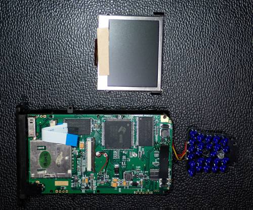 LCD disassembled