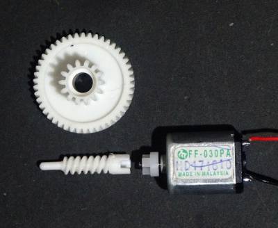 GD-8000 eject motor and gear
