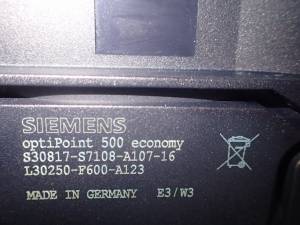 optiPoint 500 economy label