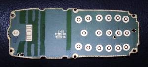 Nokia 1100 PCB bottom uncovered