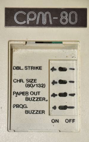 CPM-80 dip switches