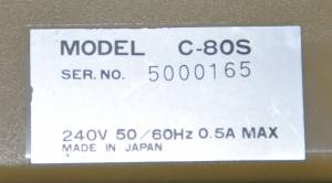 CPM-80 label