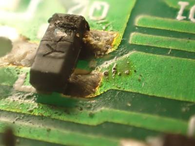SDR-036 faulty transistor