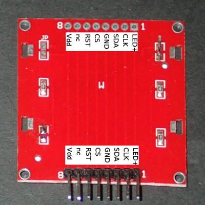 Modified Nokia 3310 adapter PCB top